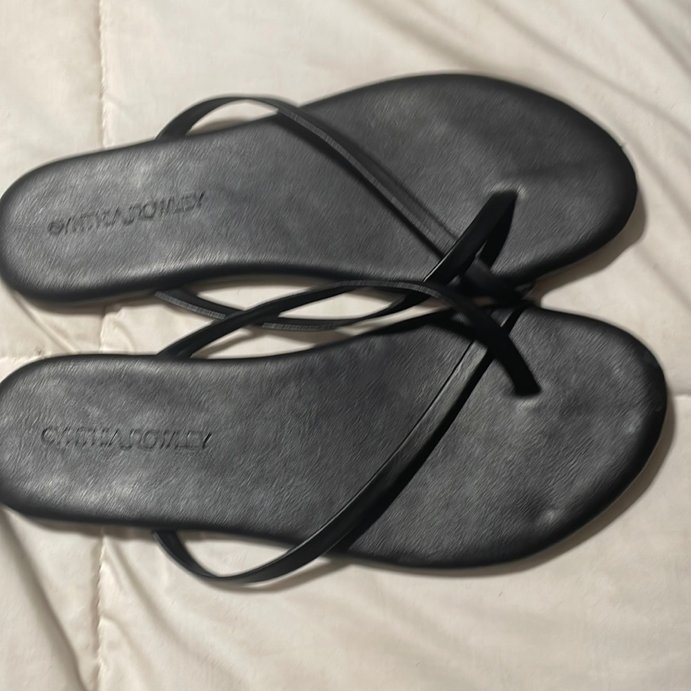 Cute black sandals
